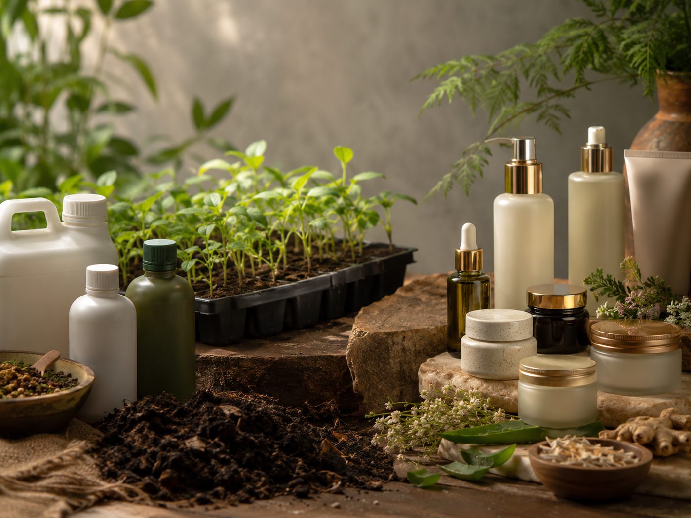 Ashpveda, and biofertilisers for the farms our herbs come from